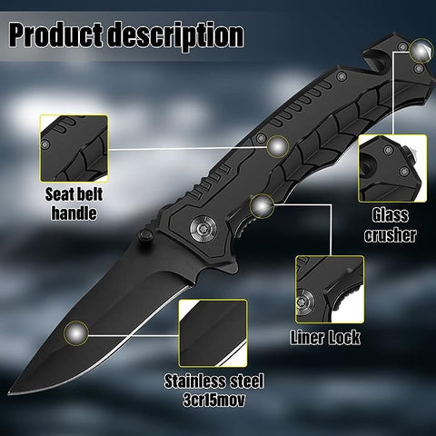 Portable Folding Camping Hunting Knife Tactical Rescue Folding Pocket Knife Portable Folding Camping Hunting Knife Tactical Rescue Folding Pocket Knife