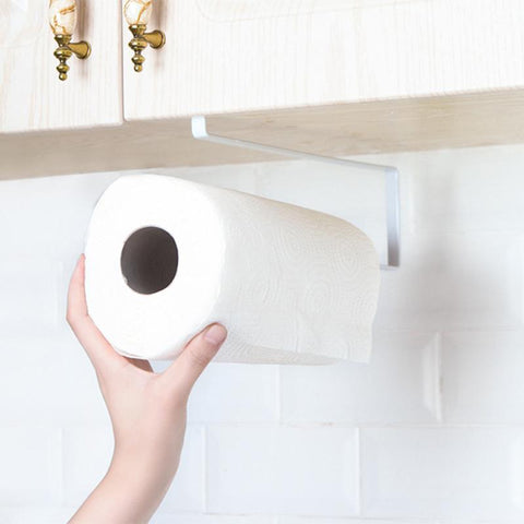 2Pack Kitchen Paper Towel Holder Hanger Racks Under Cabinet for Shelf Storage 2Pack Kitchen Paper Towel Holder Hanger Racks Under Cabinet for Shelf Storage
