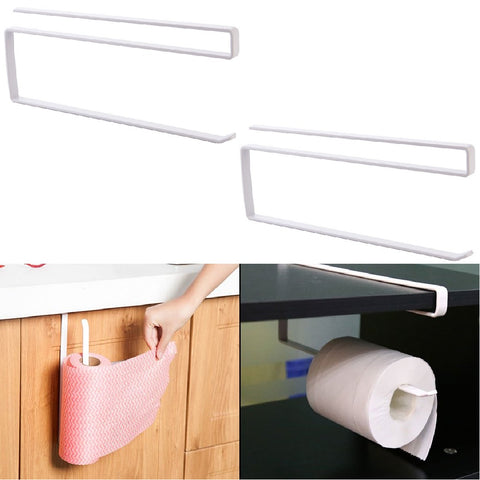 2Pack Kitchen Paper Towel Holder Hanger Racks Under Cabinet for Shelf Storage 2Pack Kitchen Paper Towel Holder Hanger Racks Under Cabinet for Shelf Storage