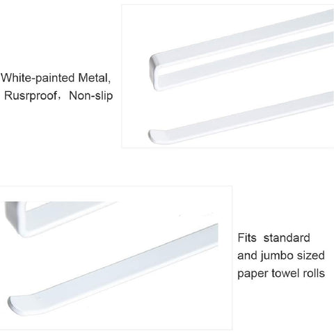 2Pack Kitchen Paper Towel Holder Hanger Racks Under Cabinet for Shelf Storage 2Pack Kitchen Paper Towel Holder Hanger Racks Under Cabinet for Shelf Storage