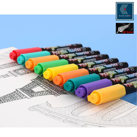 Acrylic Markers Paint Pens 12 Colors - Referdeal Acrylic Markers Paint Pens 12 Colors - Referdeal