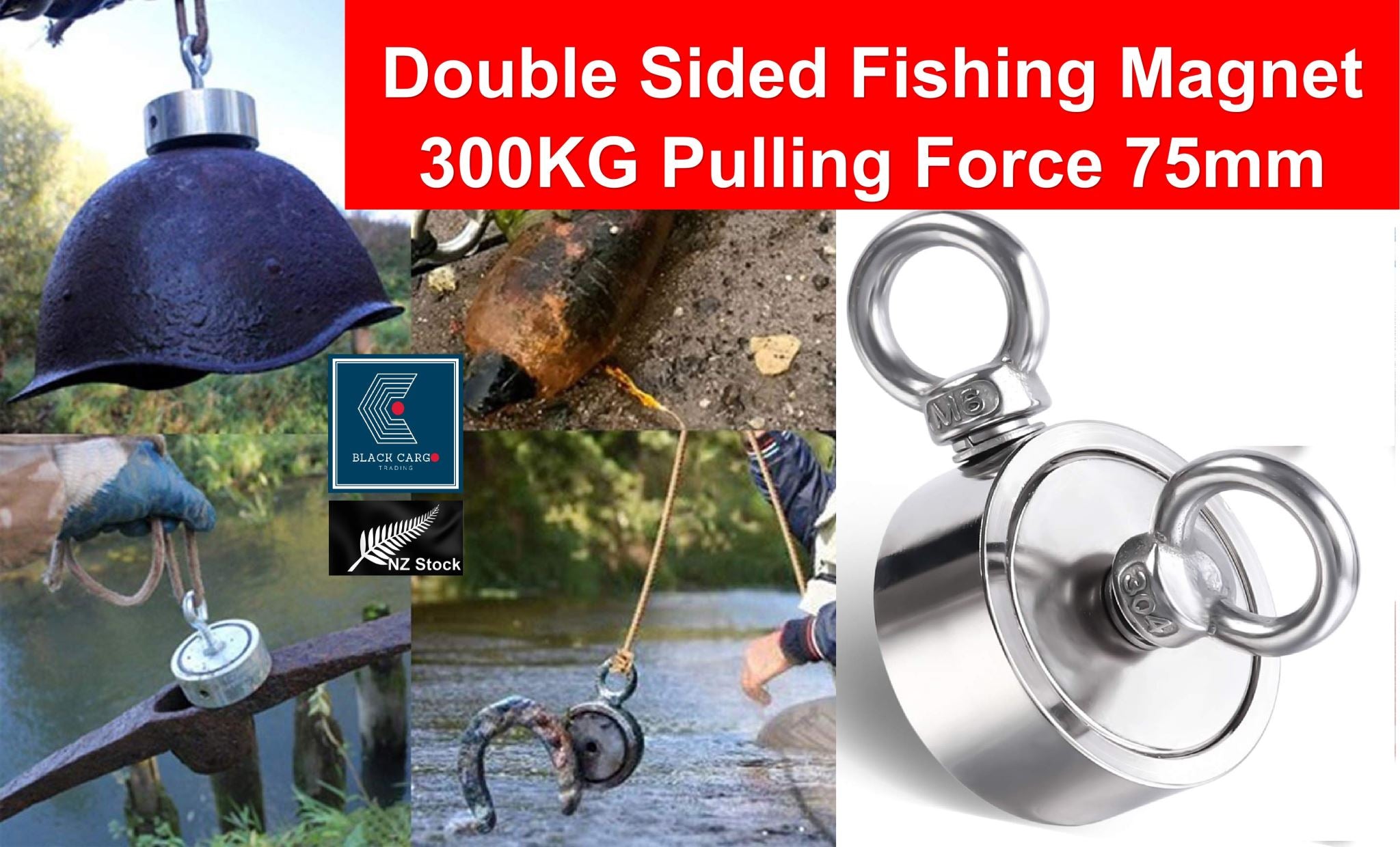 Fishing Neodymium Magnetic 75mm - Referdeal Fishing Neodymium Magnetic 75mm - Referdeal