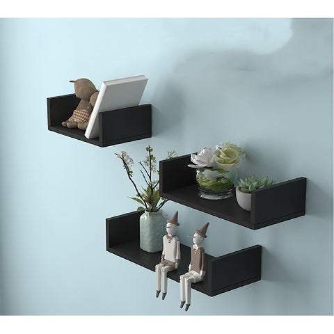 Set of 3Pcs Wood Hanging Shelves Floating Shelves Hanging Shelves - Set of 3Pcs Wood Hanging Shelves Floating Shelves Hanging Shelves -