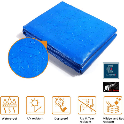 Heavy Duty Tarpaulin Covers Tarp Waterproof 2.8m x 2.8m Heavy Duty Tarpaulin Covers Tarp Waterproof 2.8m x 2.8m