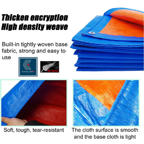 Heavy Duty Tarpaulin Covers Tarp Waterproof 2.8m x 2.8m Heavy Duty Tarpaulin Covers Tarp Waterproof 2.8m x 2.8m