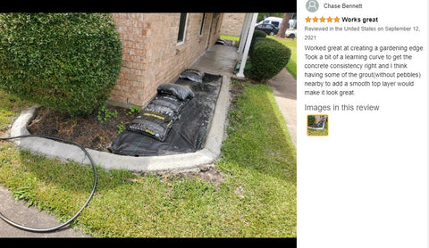 Concrete Garden Edging Lawn Landscape Fence Borders Landscaping Shaper Tool Concrete Garden Edging Lawn Landscape Fence Borders Landscaping Shaper Tool