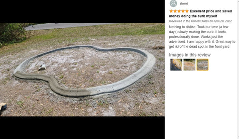 Concrete Garden Edging Lawn Landscape Fence Borders Landscaping Shaper Tool Concrete Garden Edging Lawn Landscape Fence Borders Landscaping Shaper Tool