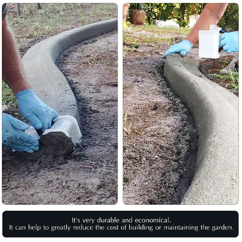 Concrete Garden Edging Lawn Landscape Fence Borders Landscaping Shaper Tool Concrete Garden Edging Lawn Landscape Fence Borders Landscaping Shaper Tool