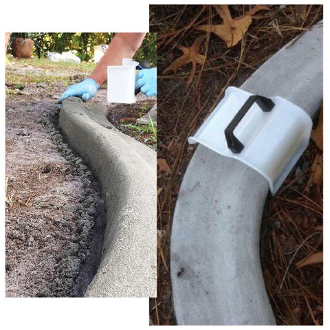Concrete Garden Edging Lawn Landscape Fence Borders Landscaping Shaper Tool Concrete Garden Edging Lawn Landscape Fence Borders Landscaping Shaper Tool