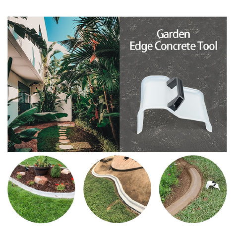 Concrete Garden Edging Lawn Landscape Fence Borders Landscaping Shaper Tool Concrete Garden Edging Lawn Landscape Fence Borders Landscaping Shaper Tool