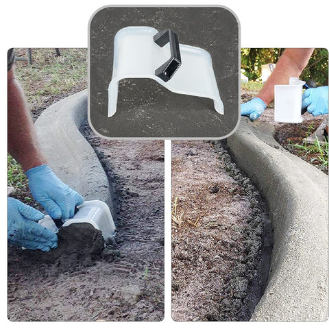 Concrete Garden Edging Lawn Landscape Fence Borders Landscaping Shaper Tool Concrete Garden Edging Lawn Landscape Fence Borders Landscaping Shaper Tool