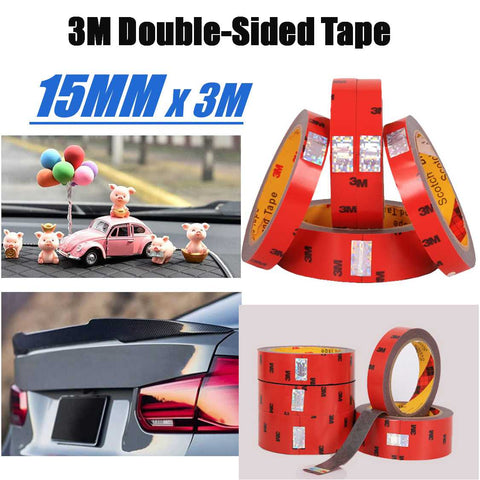 3M Heavy Duty Double Sided Tape Mounting Tape 15mm Width 3Meters Length