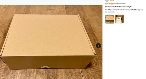 50pc Cardboard Packing Box Shipping Box Courier Box  22 x 14 x 4cm