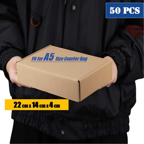 50pc Cardboard Packing Box Shipping Box Courier Box  22 x 14 x 4cm