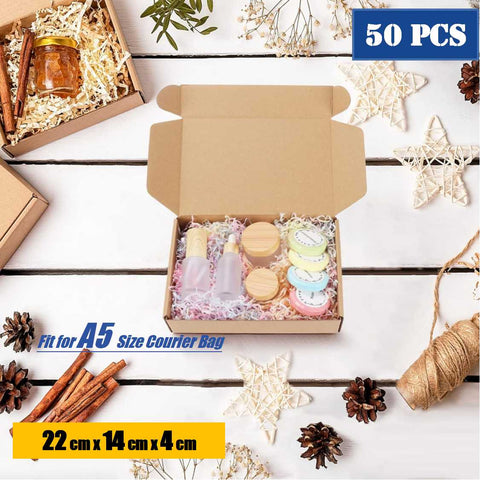 50pc Cardboard Packing Box Shipping Box Courier Box  22 x 14 x 4cm