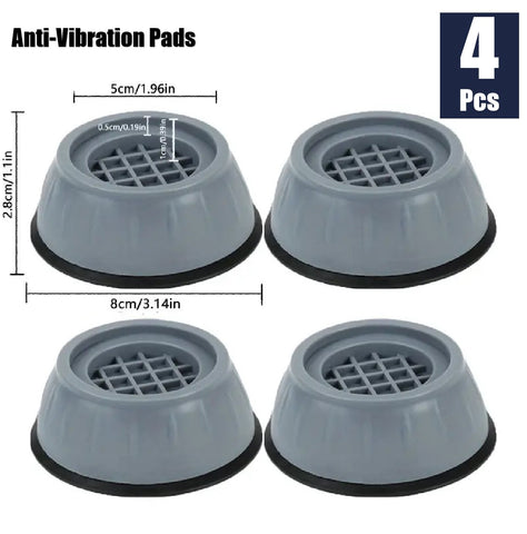 Washing Machine Dryer Anti Vibration Pads Rubber Feet Mat 4pcs