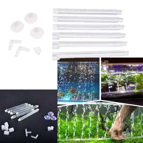 Large 60cm Sand Bar Air Stone Fantasy Bubble Walls Fish Tank Accessories