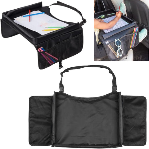 Kids Car Seat Travel Tray for Toddler Car Seat Carseat Table Tray for Kids Road Trip