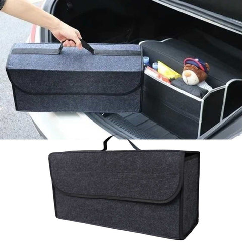 Heavy-Duty Foldable Car Trunk Organizer Space-Saving Design