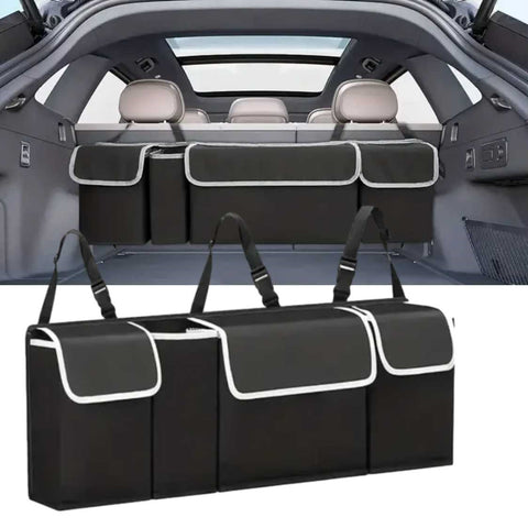 Car Trunk Organizer Hanging Backseat Storage Box for SUVs, Trucks, and MPVs