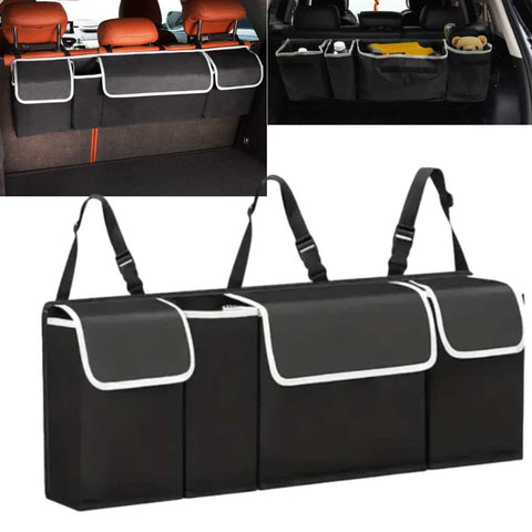Car Trunk Organizer Hanging Backseat Storage Box for SUVs, Trucks, and MPVs