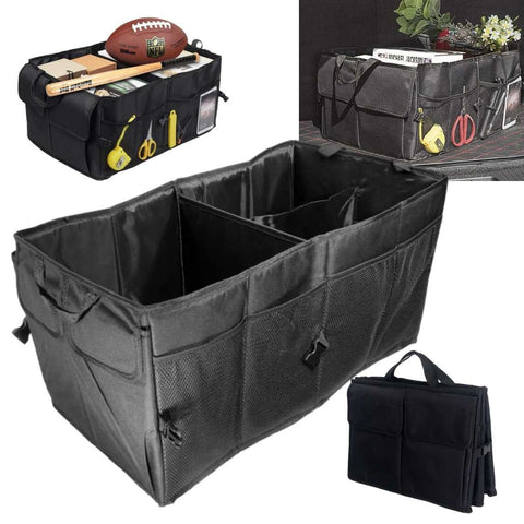 Sturdy Foldable Cargo Car Trunk Backseat Organizer