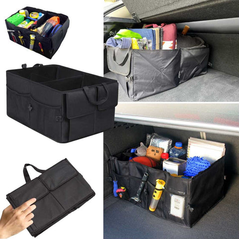 Sturdy Foldable Cargo Car Trunk Backseat Organizer