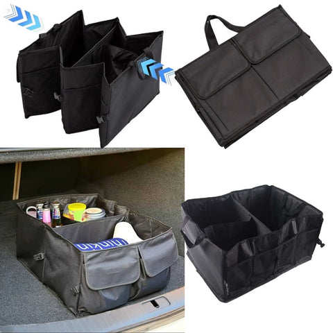 Sturdy Foldable Cargo Car Trunk Backseat Organizer