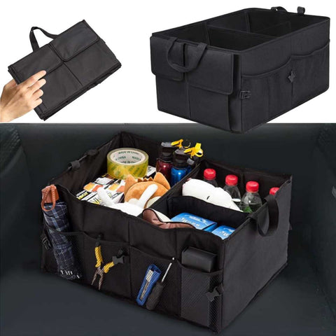 Sturdy Foldable Cargo Car Trunk Backseat Organizer