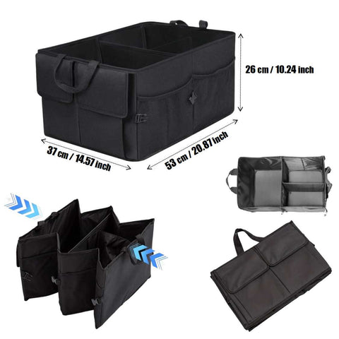 Sturdy Foldable Cargo Car Trunk Backseat Organizer