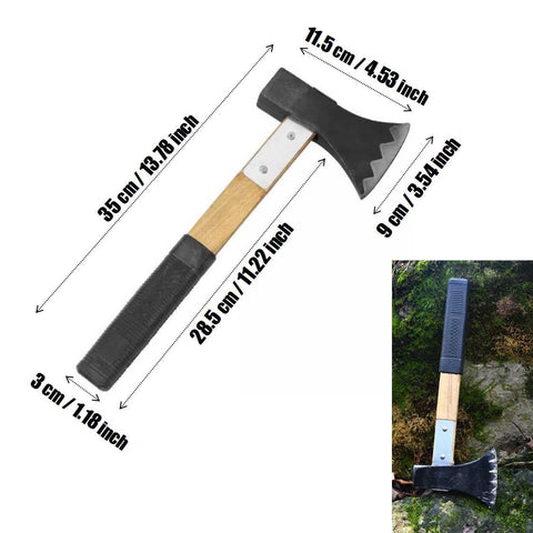 ForgeEdge High-Carbon Steel Outdoor Camping Hatchet Axe