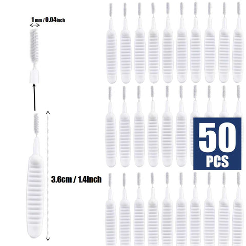 50Pcs Shower Nozzle Cleaning Brush For Showerhead Rainfall High Pressure Spray