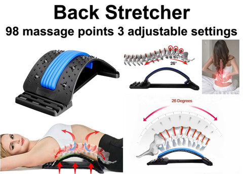 Back Massager with Multi-Level 98 massage acupuncture points