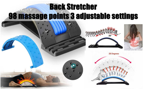 Back Massager with Multi-Level 98 massage acupuncture points
