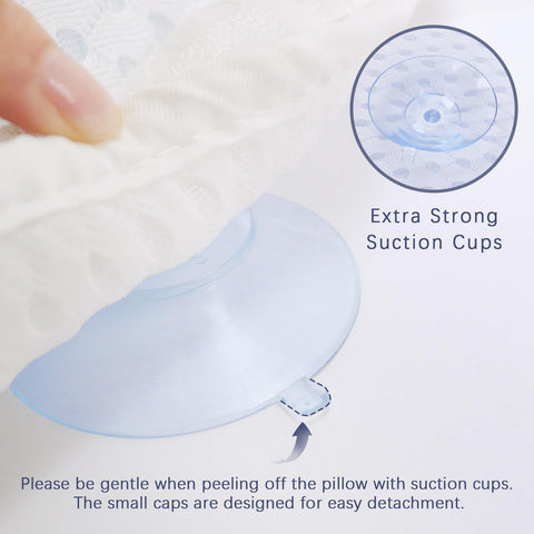 Ergonomic Luxury Bath Pillow Tub Pillow with Head Support AirMesh