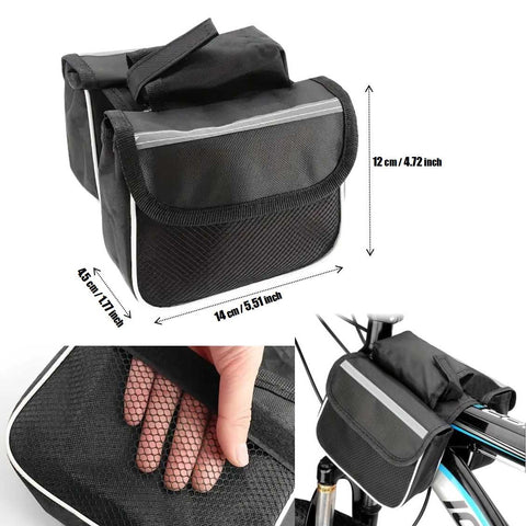 Bike Bag Phone Mount Bag Bike Accessories ront Frame Bag Top Tube Pouch