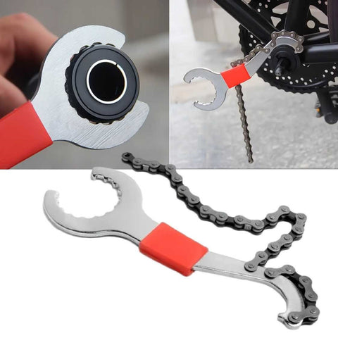 Bike Repair Tools Bike Chain Wrench Bike Freewheel Flywheel Cassette Remover