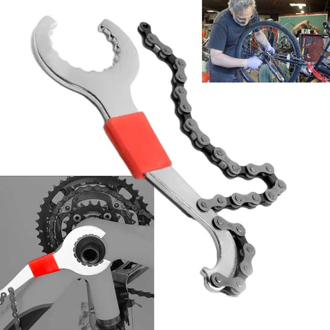 Bike Repair Tools Bike Chain Wrench Bike Freewheel Flywheel Cassette Remover