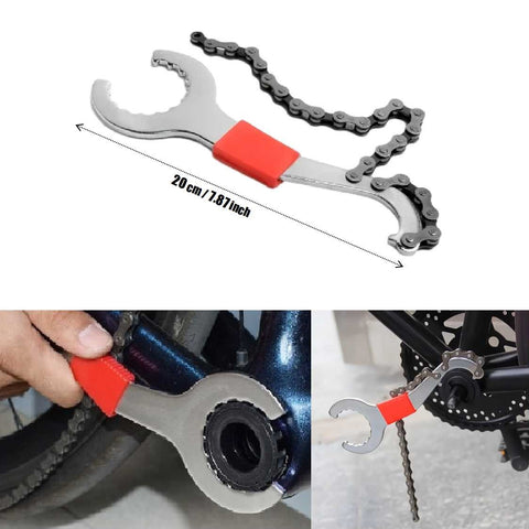 Bike Repair Tools Bike Chain Wrench Bike Freewheel Flywheel Cassette Remover