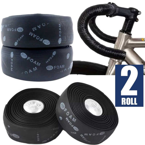 2Roll Bike Handlebar Tape Self-Fusing Bicycle Repair Grip tape Wraps 3cm*200Cm