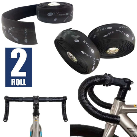 2Roll Bike Handlebar Tape Self-Fusing Bicycle Repair Grip tape Wraps 3cm*200Cm