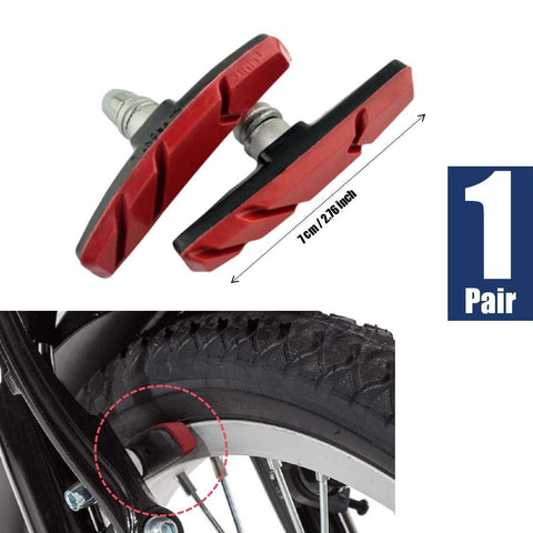 Bike Brake Pads Cycle Brake Blocks Offset Post Bicycle V-type one Pair