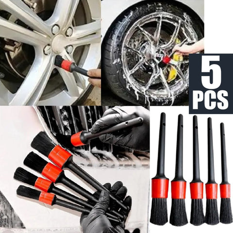 5Pcs Drill Brush Attachment Car wash brush Detailing Cleaning Brushes Set Tools