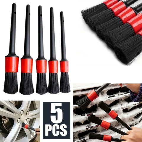 5Pcs Drill Brush Attachment Car wash brush Detailing Cleaning Brushes Set Tools