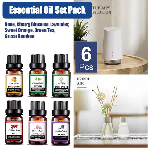 Premium&nbsp;Essential Oils Set 6Pcs Set For Diffusers Humidifiers Candle Soap Making