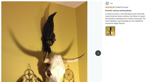 The Raven's Perch Gothic Wall Sculpture Outdoor Decor