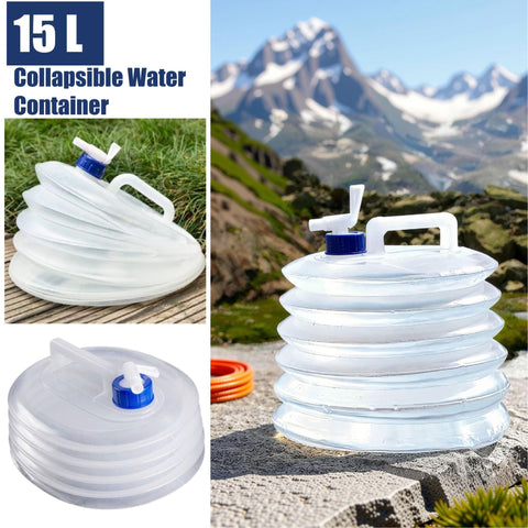 Camping Foldable Collapsible Water Container Water Tank Water Bag -15L