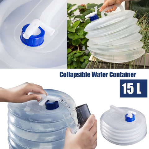 Camping Foldable Collapsible Water Container Water Tank Water Bag -15L