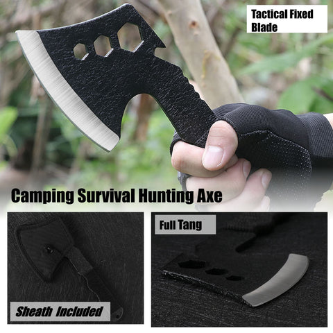 Tactical Outdoor Camping Hiking Survival Tool Hunting Machete Axe