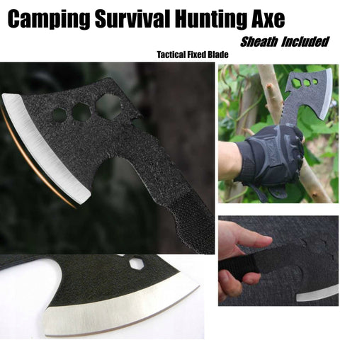 Tactical Outdoor Camping Hiking Survival Tool Hunting Machete Axe
